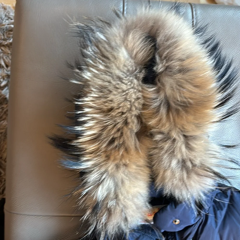 Il Gufo down coat with fur trim - Picture 7 of 7